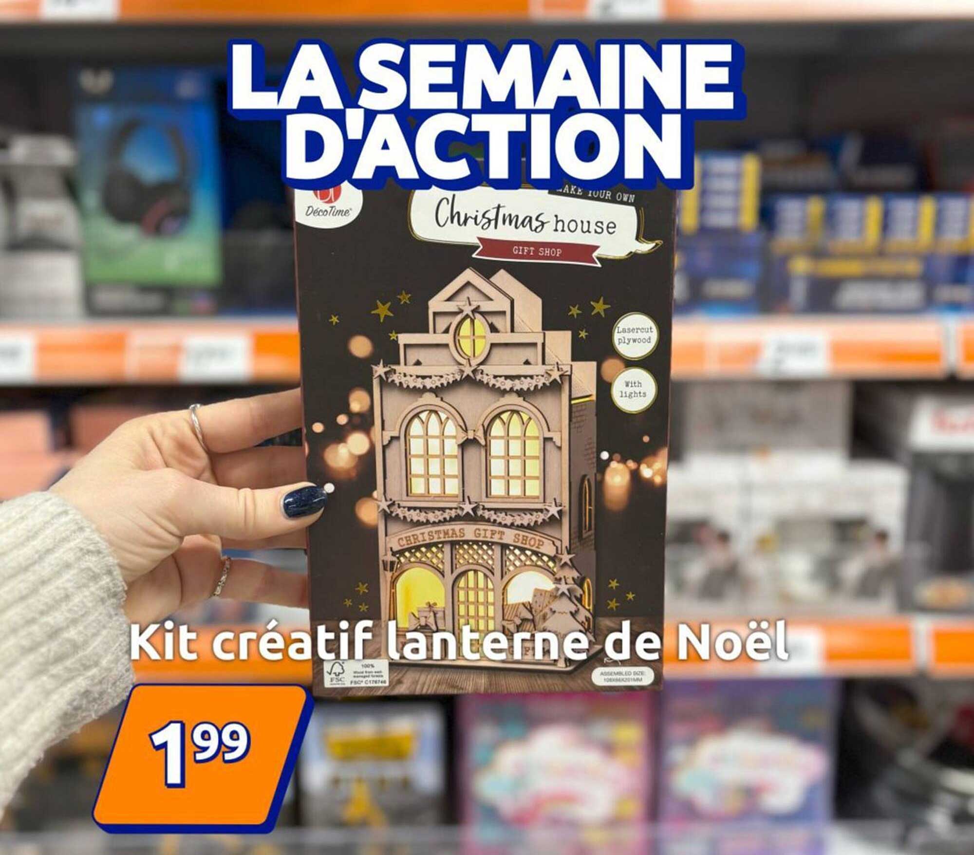 Kit créatif lanterne de Noël