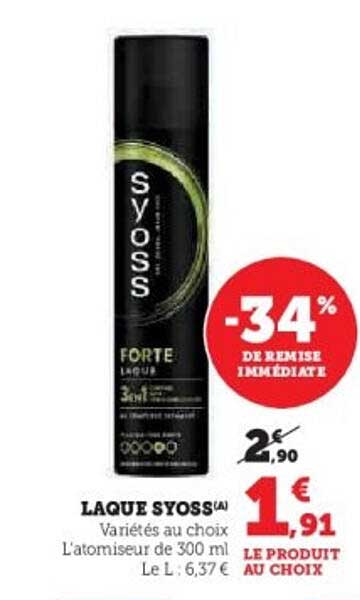 LAQUE SYOSS(®) - Varietés au choix