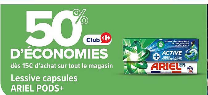 Lessive capsules ARIEL PODS+