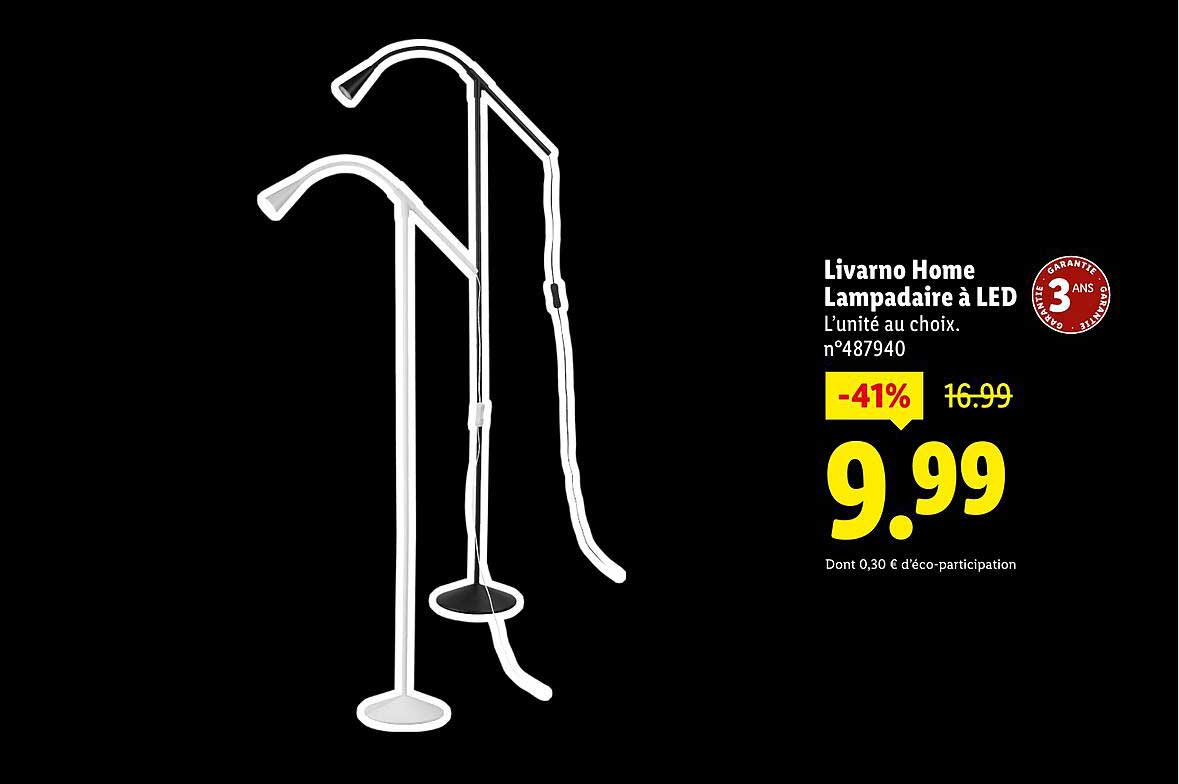 Livarno Home Lampadaire à LED