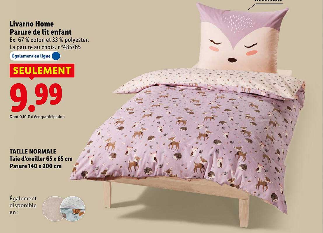 Livarno Home Parure de lit enfant