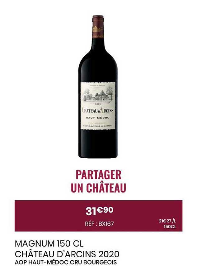 MAGNUM 150 CL CHÂTEAU D’ARCINS 2020