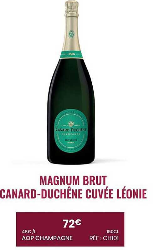 MAGNUM BRUT CANARD-DUCHÊNE CUVÉE LÉONIE