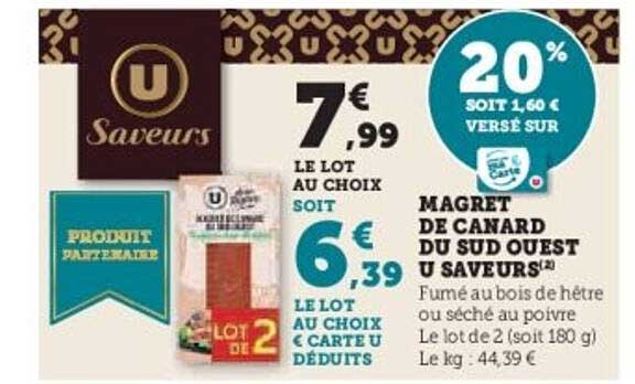 MAGRET DE CANARD DU SUD OUEST U SAVEURS