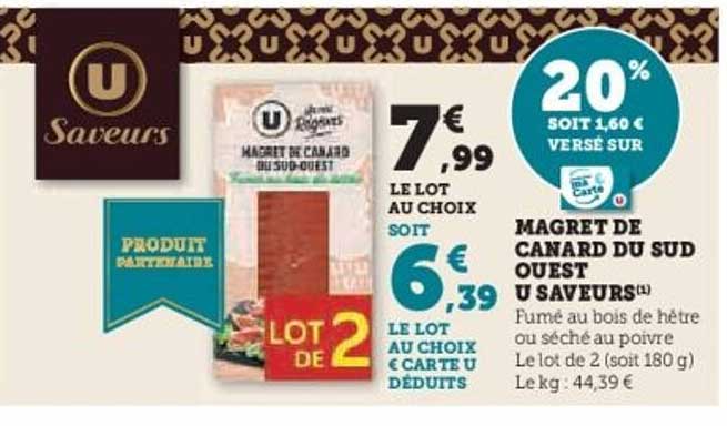 MAGRET DE CANARD DU SUD OUEST U SAVEURS