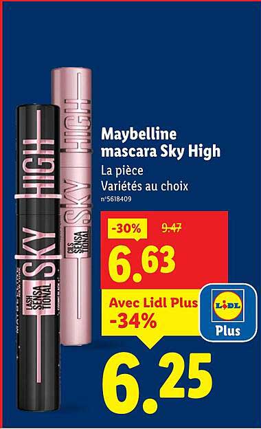 Maybelline mascara Sky High
