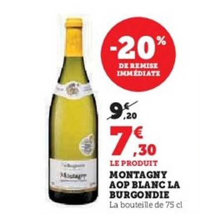 MONTAGNY AOP BLANC LA BURGONDIE