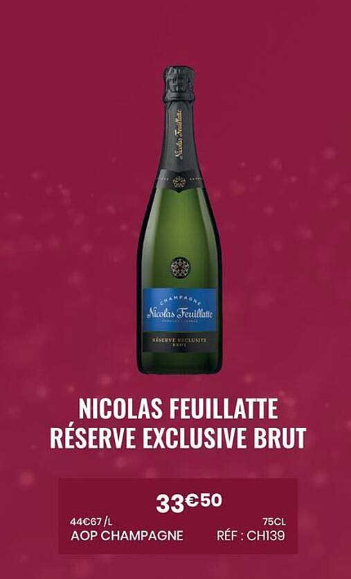 NICOLAS FEUILLATTE RÉSERVE EXCLUSIVE BRUT