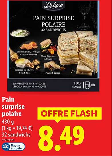 Pain surprise polaire