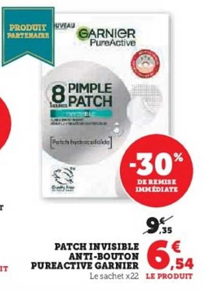 PATCH INVISIBLE ANTI-BOUTON PUREACTIVE GARNIER