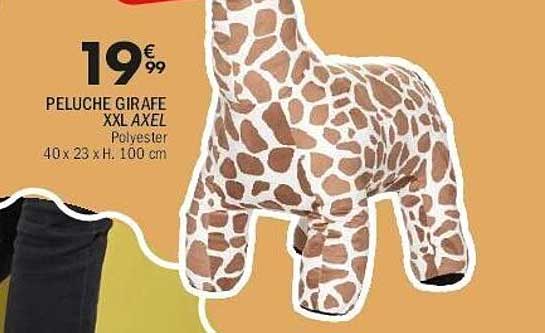 PELUCHE GIRAFFE XXL AXEL
