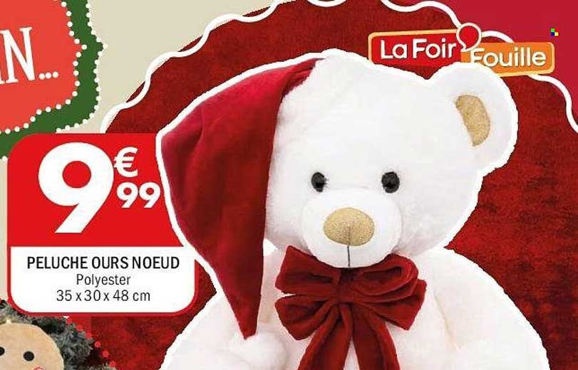 PELUCHE OURS NOEUD