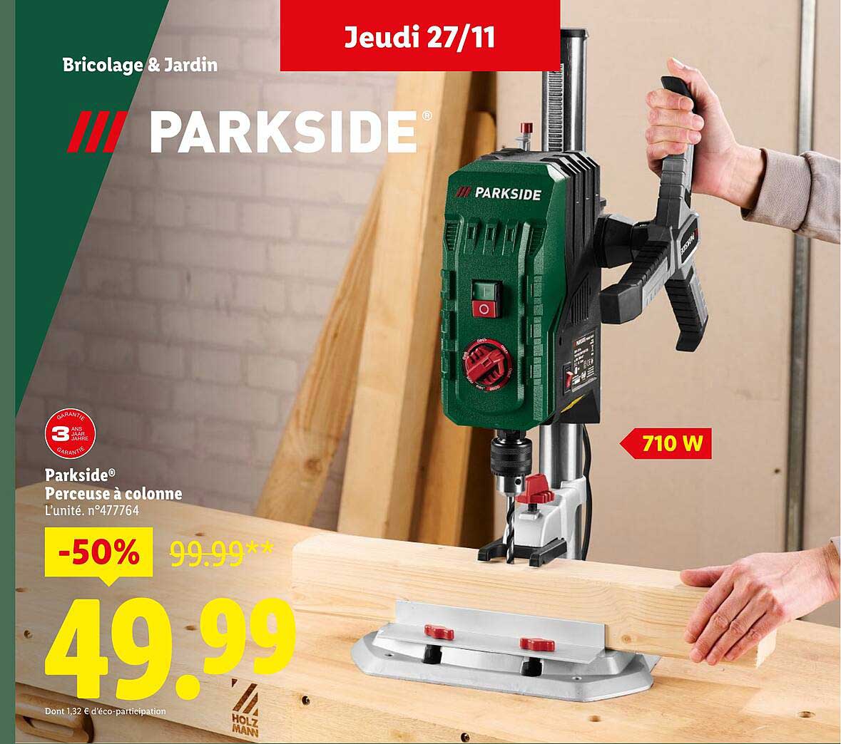 Perceuse à colonne Parkside