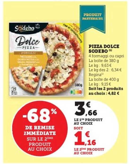 PIZZA DOLCE SODEBO