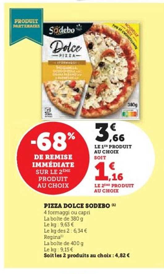 PIZZA DOLCE SODEBO