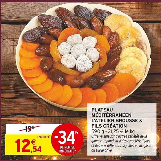 PLATEAU MÉDITERRANÉEN L'ATELIER BROUSSE & FILS CRÉATION