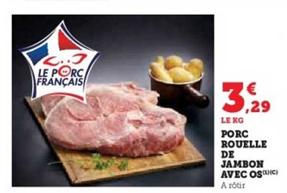 PORC ROUELLE DE JAMBON AVEC OS