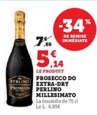 PROSECCO DO EXTRA-DRY PERLINO MILLESIMATO