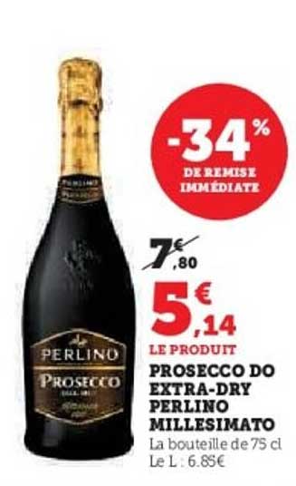 PROSECCO DO EXTRA-DRY PERLINO MILLESIMATO
