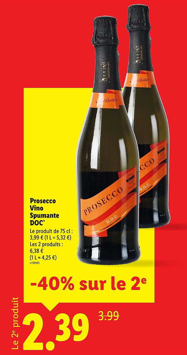 Prosecco Vino Spumante DOC*