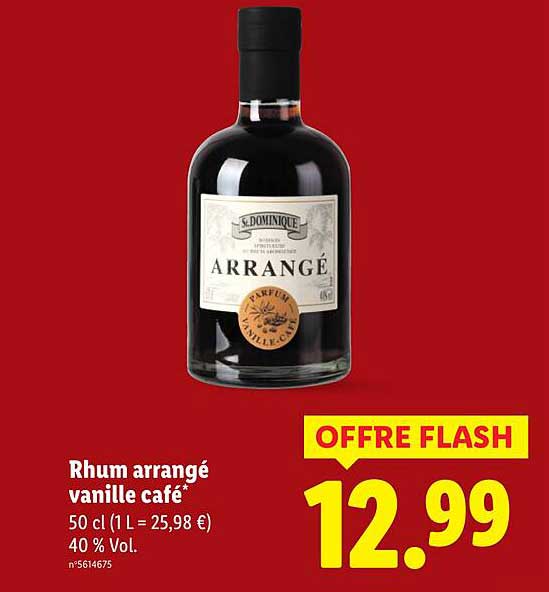 Rhum arrangé vanille café*