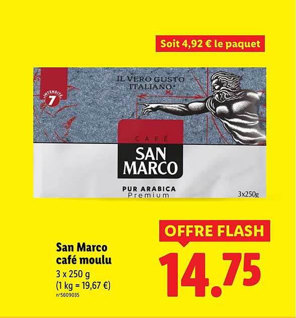 San Marco café moulu