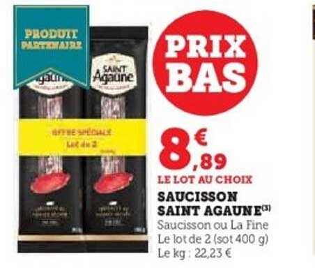 Saucisson Saint Agaune