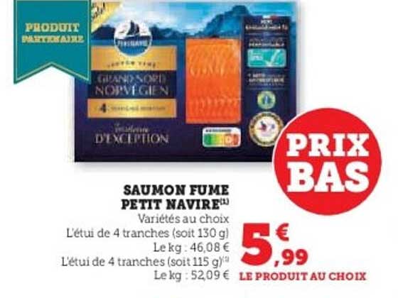 SAUMON FUME PETIT NAVIRE