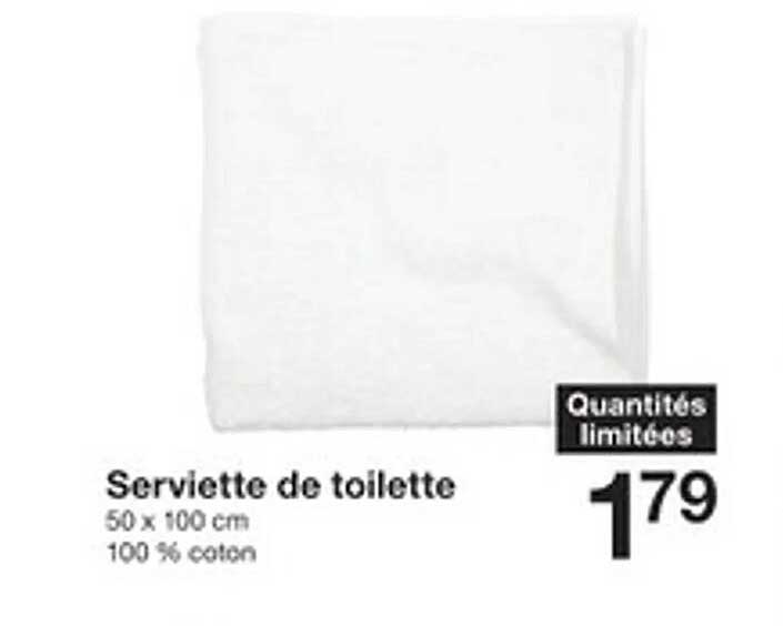 Serviette de toilette
