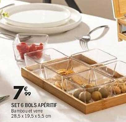 SET 6 BOLS APÉRITIF