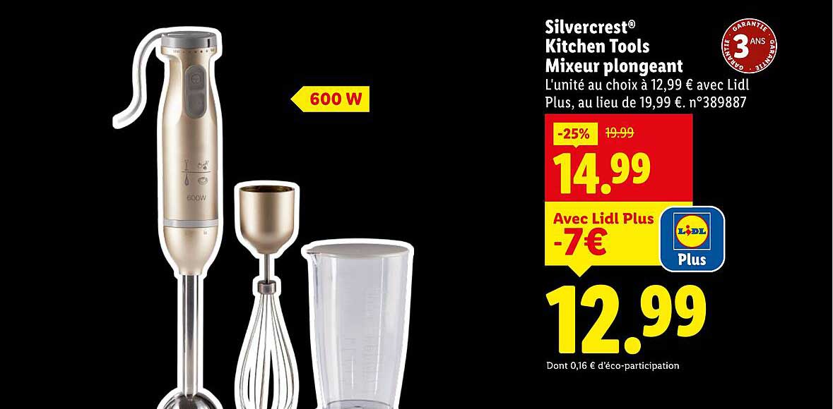Silvercrest® Kitchen Tools Mixeur plongeant