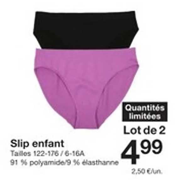 Slip enfant