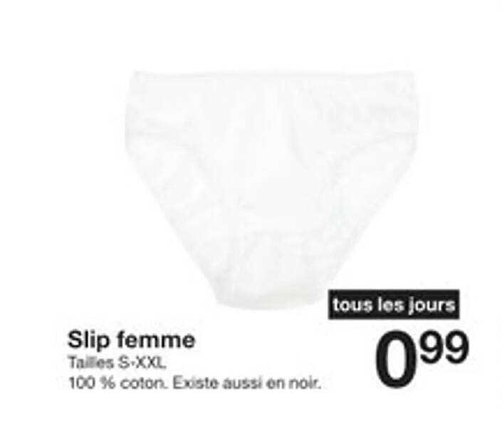 Slip femme