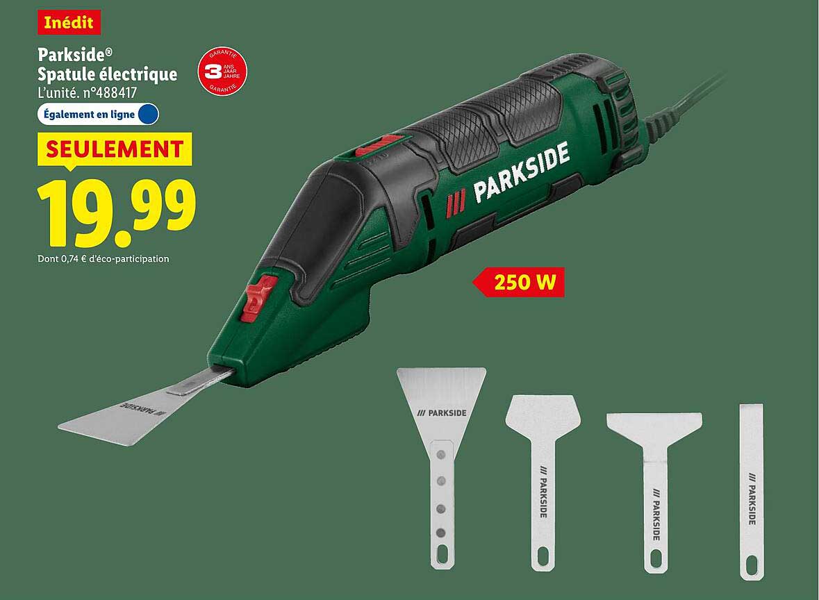 Spatule électrique Parkside