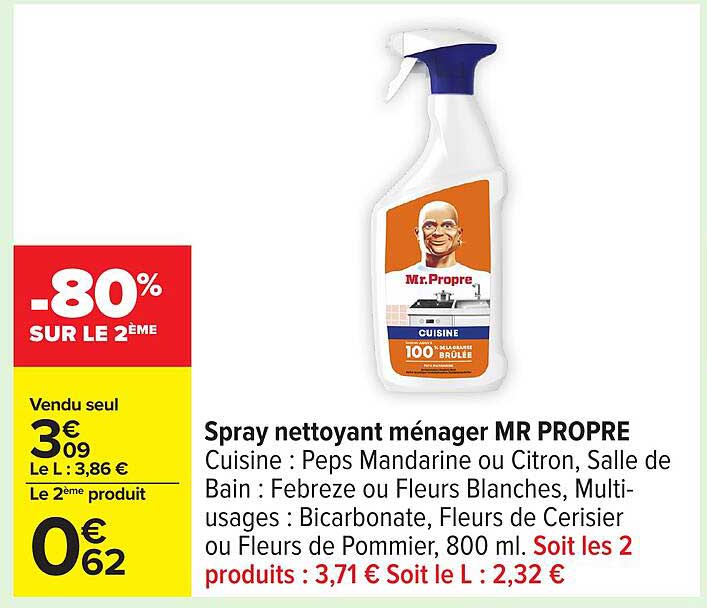 Spray nettoyant ménager MR PROPRE