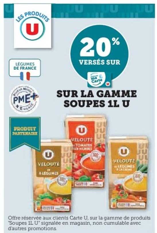 SUR LA GAMME SOUPES 1L U