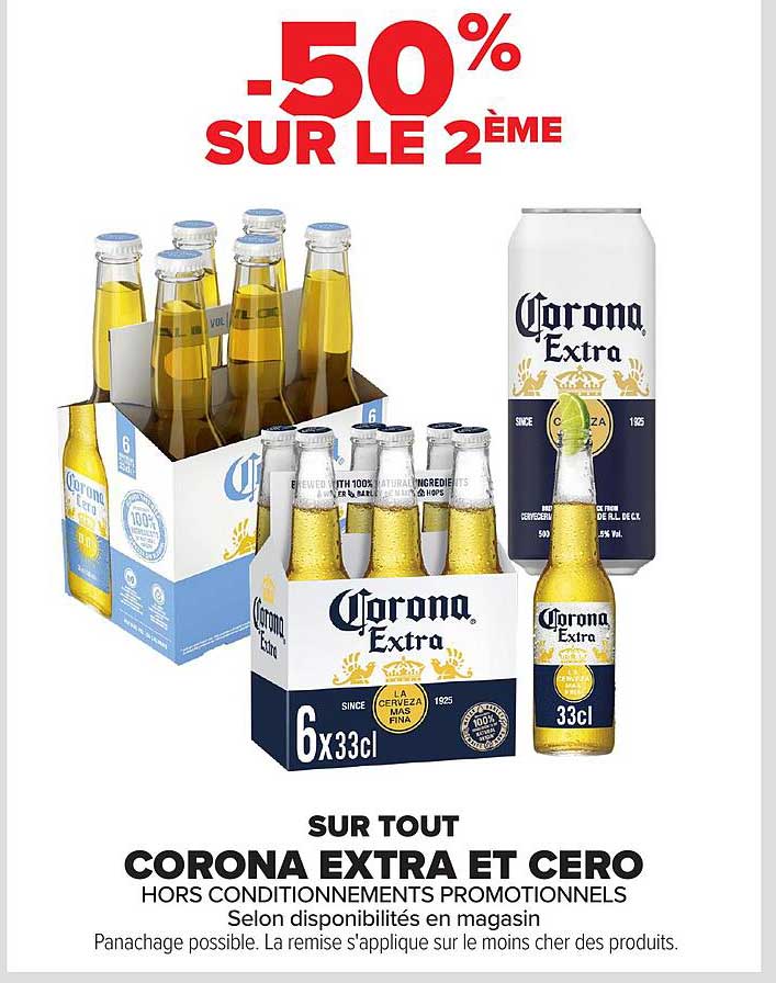 SUR TOUT CORONA EXTRA ET CERO