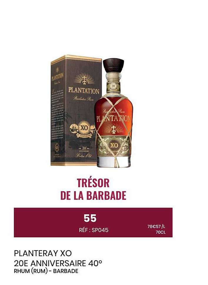TRÉSOR DE LA BARBADE