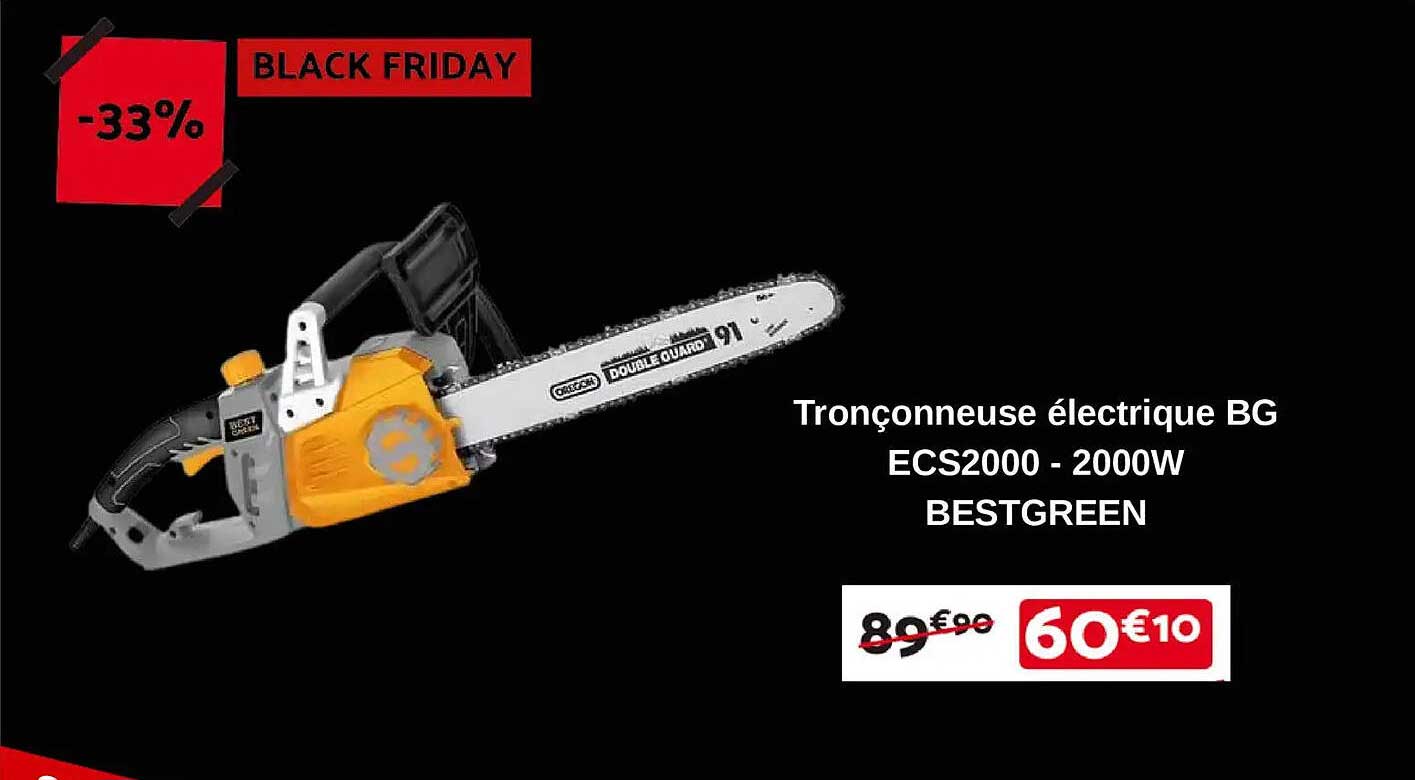 Tronçonneuse électrique BG ECS2000 - 2000W