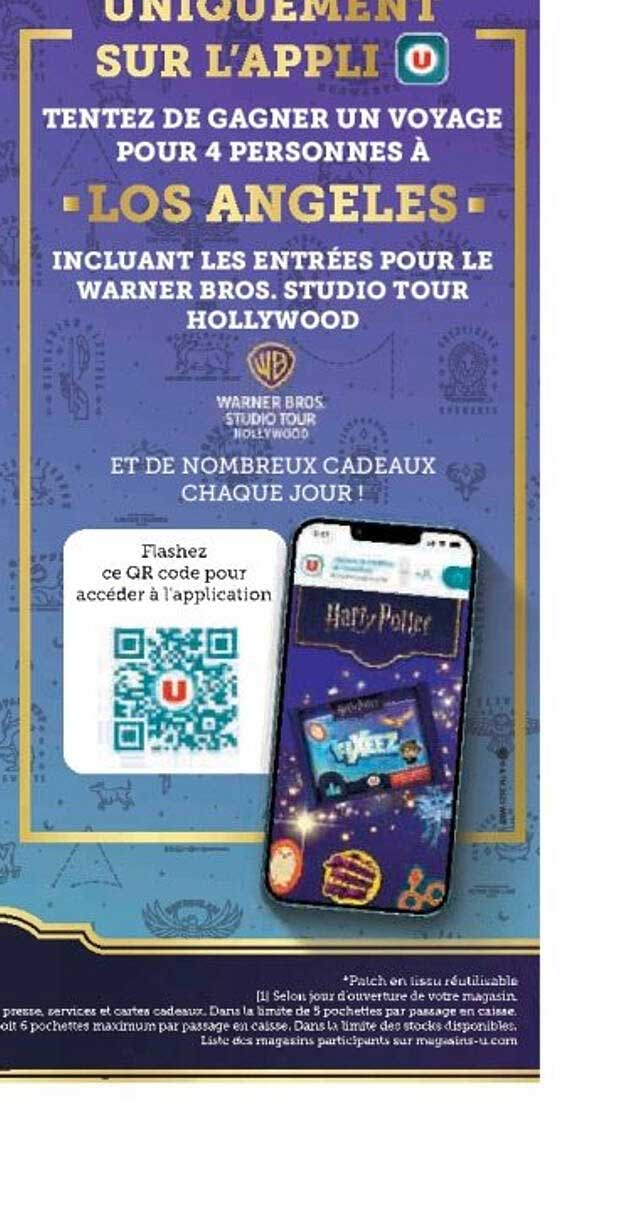 UNIQUE SUR L'APPLI U : TENTEZ DE GAGNER UN VOYAGE POUR 4 PERSONNES À LOS ANGELES
