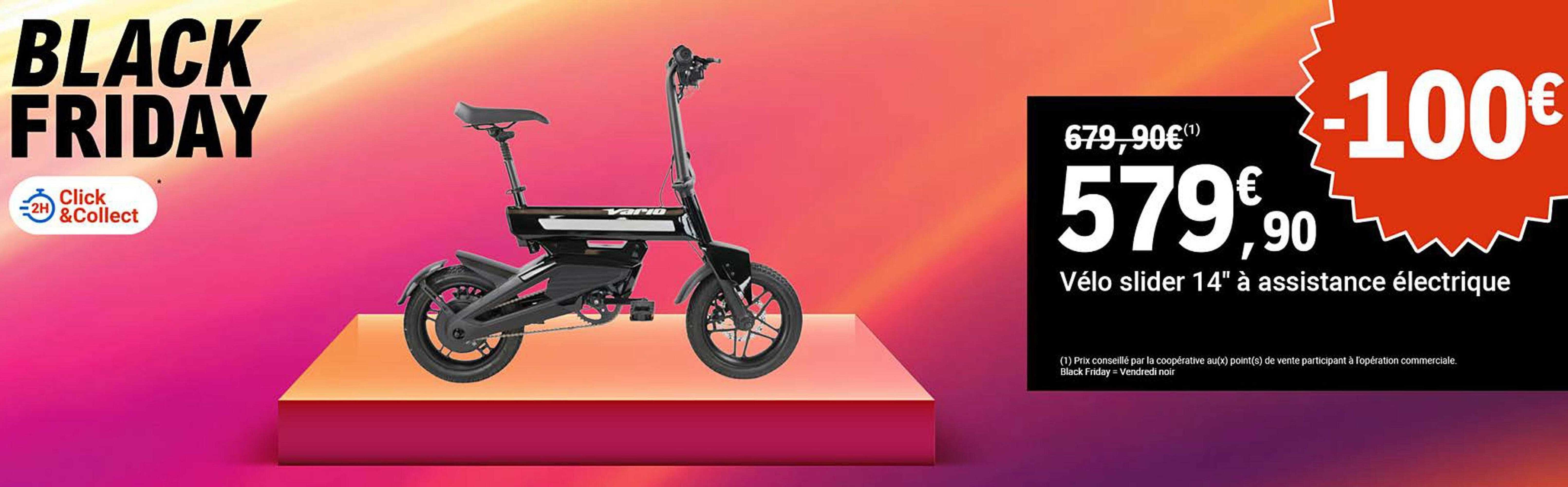 Vélo slider 14" à assistance électrique