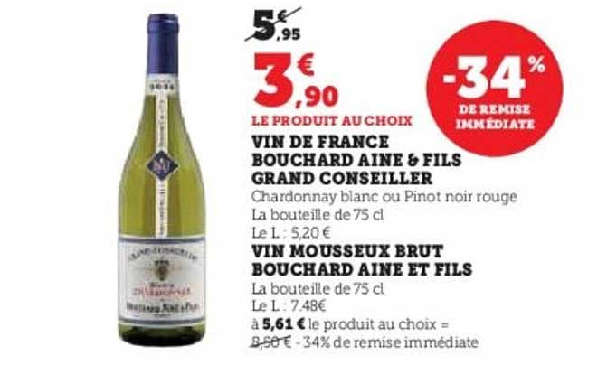 VINS DE FRANCE BOUCHARD AINE & FILS GRAND CONSEILLER
