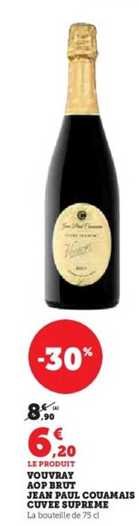 Vouvray AOP Brut Jean Paul Couamais Cuvée Suprême -30%