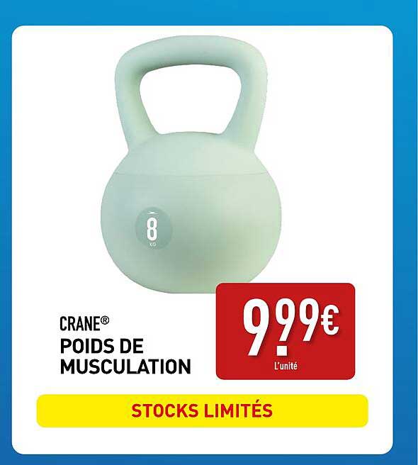 CRANE® POIDS DE MUSCULATION