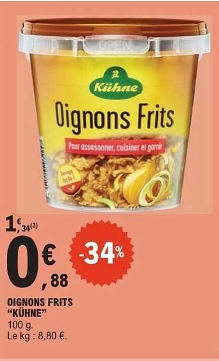 OIGNONS FRITS "KÜHNE"