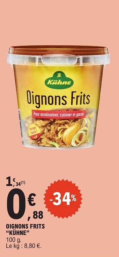 OIGNONS FRITS "KÜHNE"