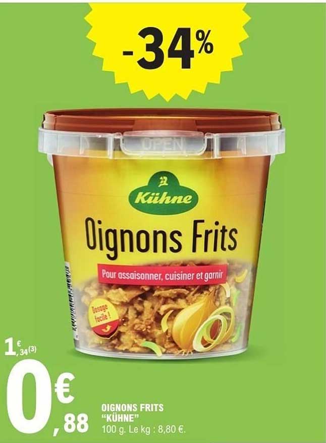 Oignons Frits "Kühne"