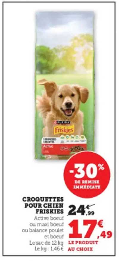 CROQUETTES POUR CHIEN FRISKIES