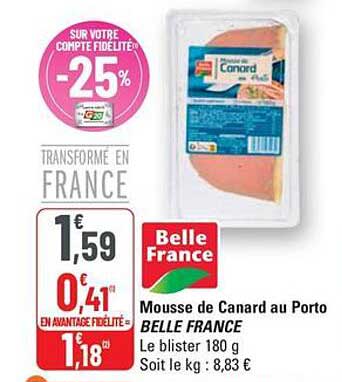 Mousse de Canard au Porto BELLE FRANCE
