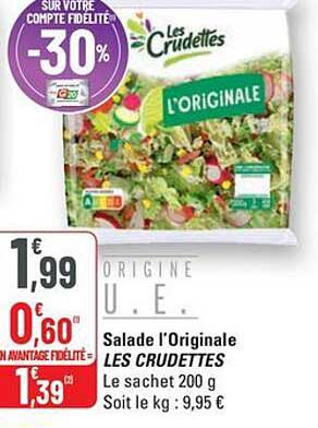 Salade l'Originale LES CRUDETTE